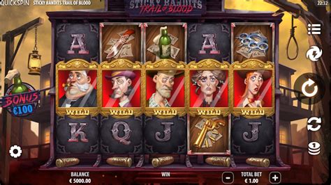 Sticky Bandits Trail of Blood Slot Review & Free Play.